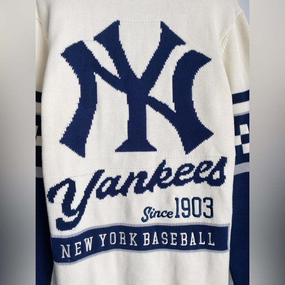 Anthropologie The Wild Collective NY Yankees MLB Cardigan Sweater (Size M) - NWT - Picture 9 of 10